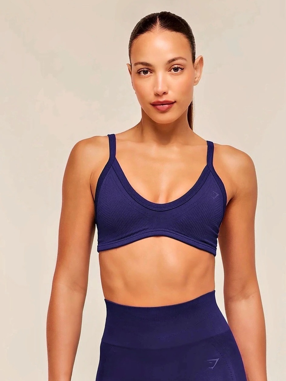 Gymshark Energise Seamless Sports Bra - Indigo Purple